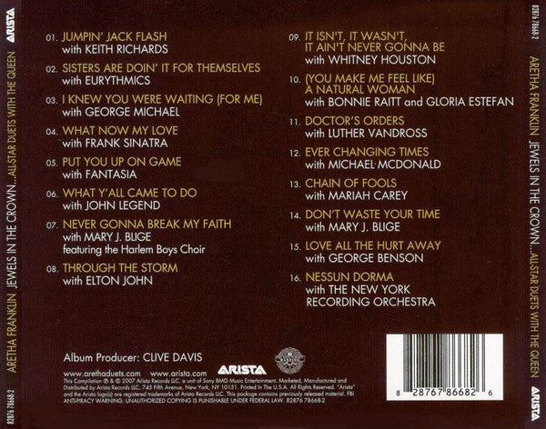 Aretha Franklin : Jewels In The Crown: All-Star Duets With The Queen (CD, Comp)
