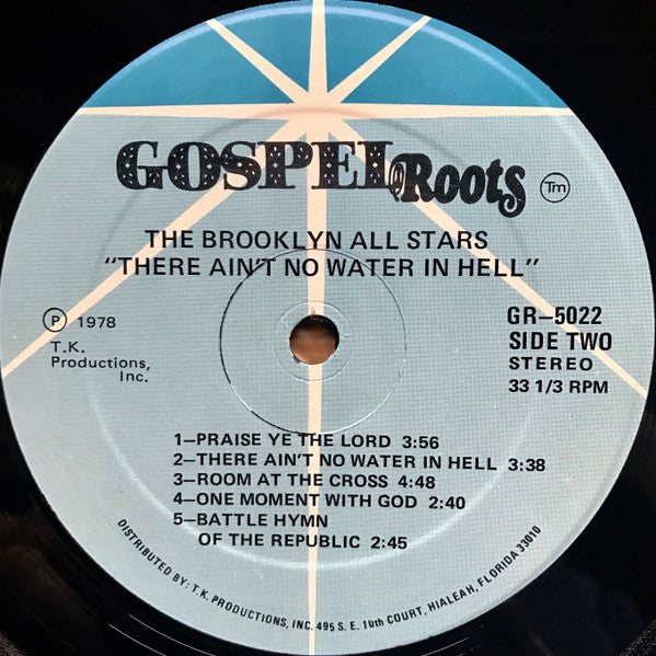 The Brooklyn Allstars : There Ain't No Water In Hell  (LP, Album)