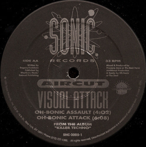 Aircut : Visual Attack (12", Single)