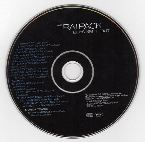 The Rat Pack : Boys Night Out (CD, Comp)