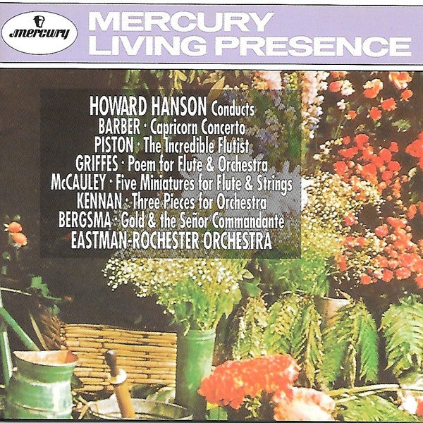 Howard Hanson Conducting The Eastman-Rochester Orchestra : Howard Hanson Conducts Barber, Piston, Griffes & Others (CD, Comp, Club)