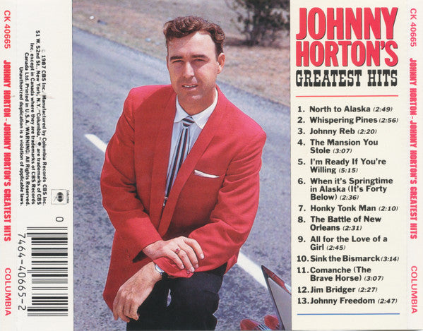 Buy Johnny Horton : Johnny Horton's Greatest Hits (CD, Comp, RE