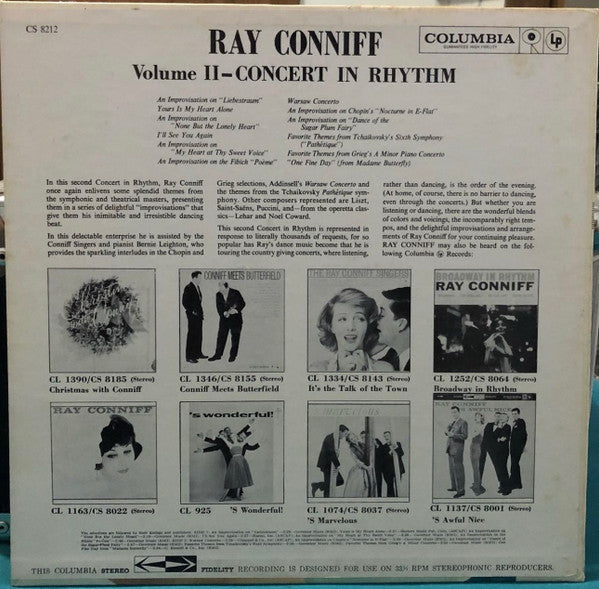 Ray Conniff His Orchestra And Chorus* : Concert In Rhythm Volume II (LP, Album)