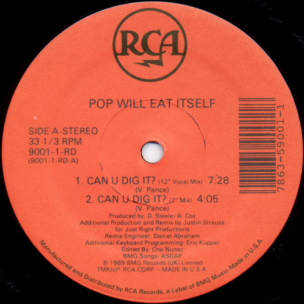 Pop Will Eat Itself : Can U Dig It? (The Justin Strauss Remix) (12")