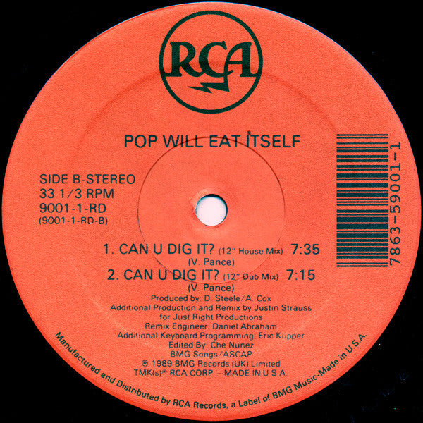 Pop Will Eat Itself : Can U Dig It? (The Justin Strauss Remix) (12")