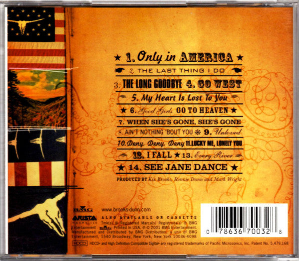 Brooks & Dunn : Steers & Stripes (HDCD, Album, Son)