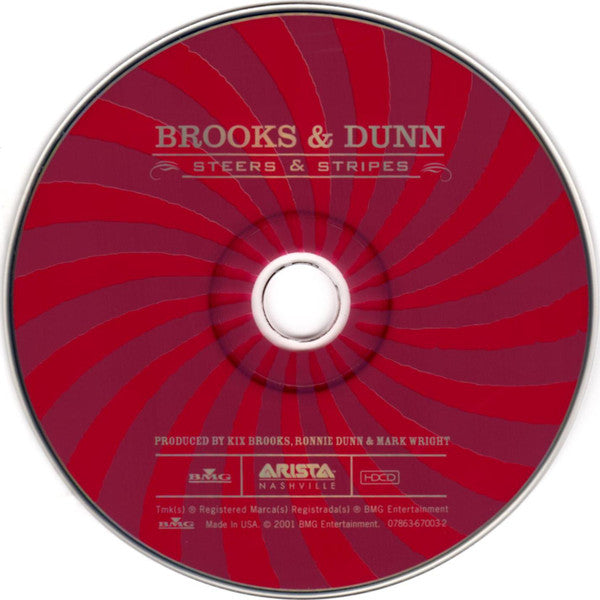 Brooks & Dunn : Steers & Stripes (HDCD, Album, Son)