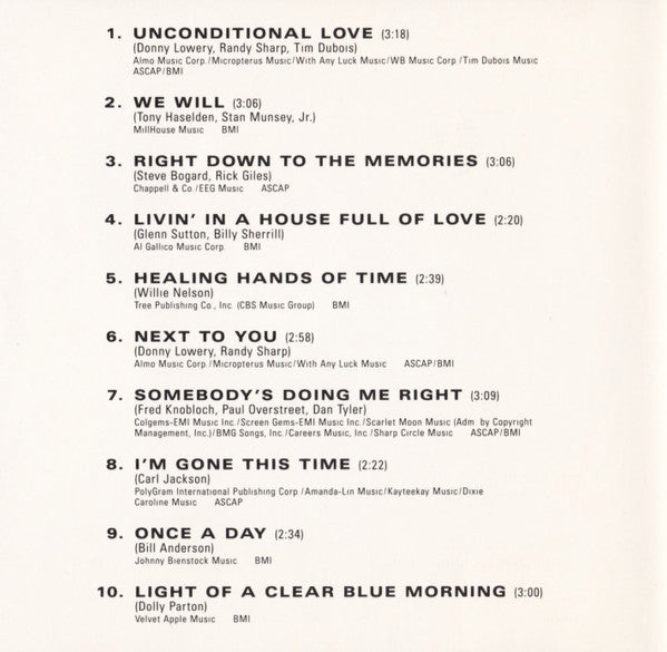 Glen Campbell : Unconditional Love (CD, Album)