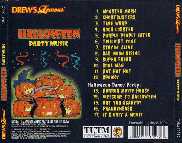 Unknown Artist : Drew's Famous Halloween Party Music (CD, Album)