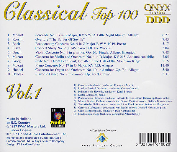 Various : Classical Top 100 (10xCD, Comp + Box, M/Print)
