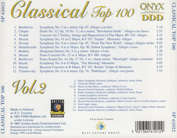 Various : Classical Top 100 (10xCD, Comp + Box, M/Print)