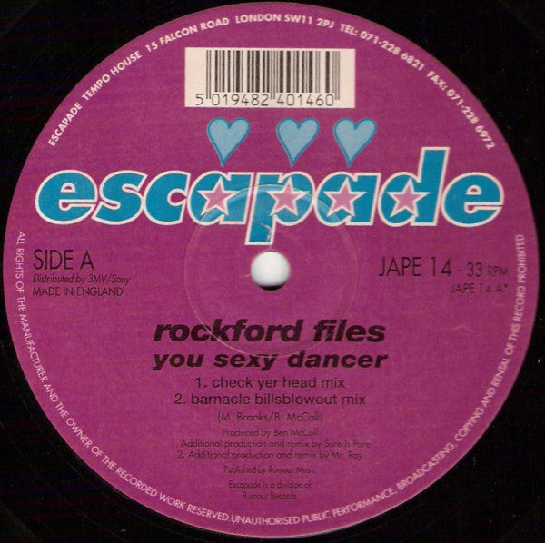 Rockford Files* : You Sexy Dancer (12")