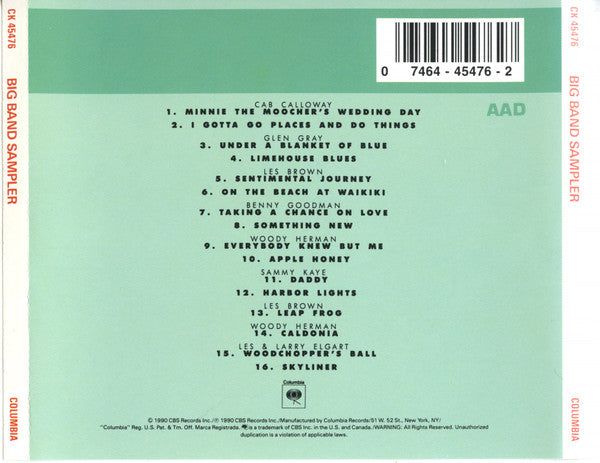 Various : Big Band Sampler (CD, Comp)