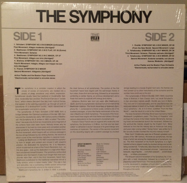 Arthur Fiedler And The Boston Pops Orchestra* : The Symphony (LP, Comp)