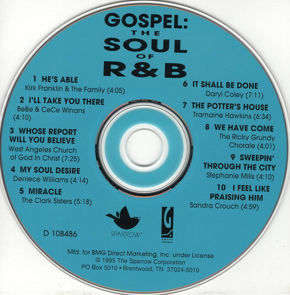 Various : Gospel: The Soul Of R&B (CD, Comp, Club, Smplr)