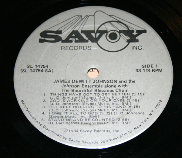 James Dewitt Johnson : Things Have Got To Get Better (LP)