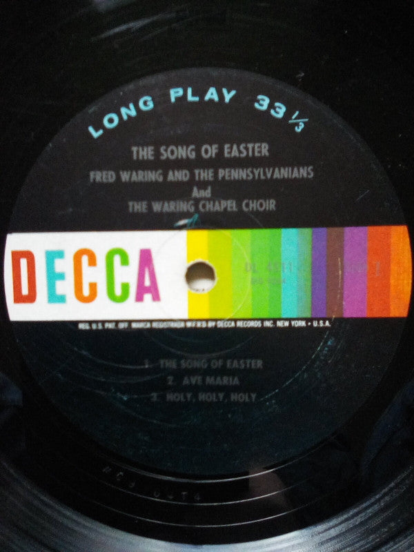 Fred Waring & The Pennsylvanians And The Waring Chapel Choir : The Song Of Easter (LP)