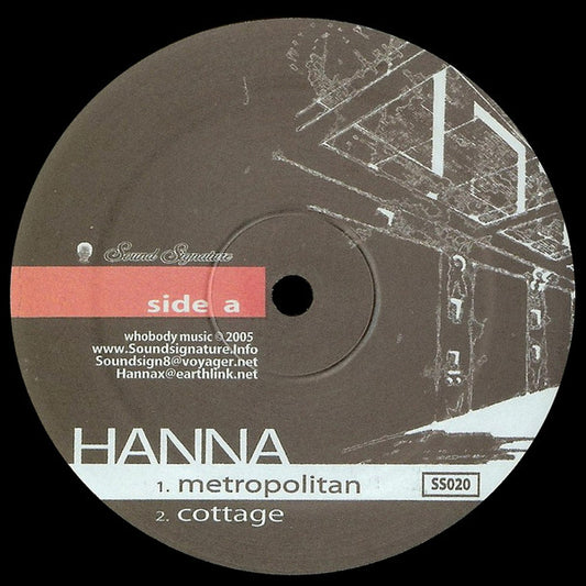 Hanna : Time Hotel (12", RP)