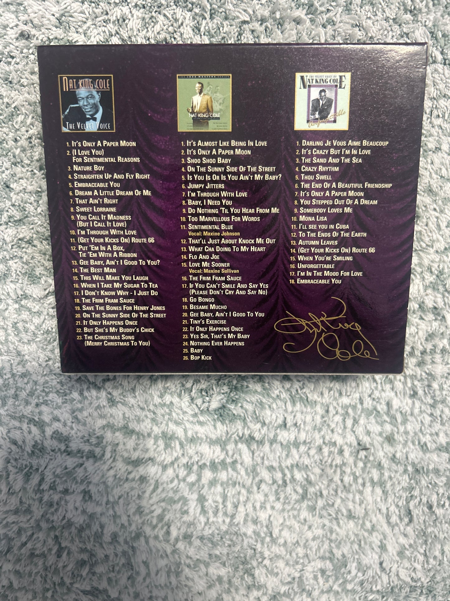 Nat King Cole - His All-Time Favourites (3xCD Box Set)