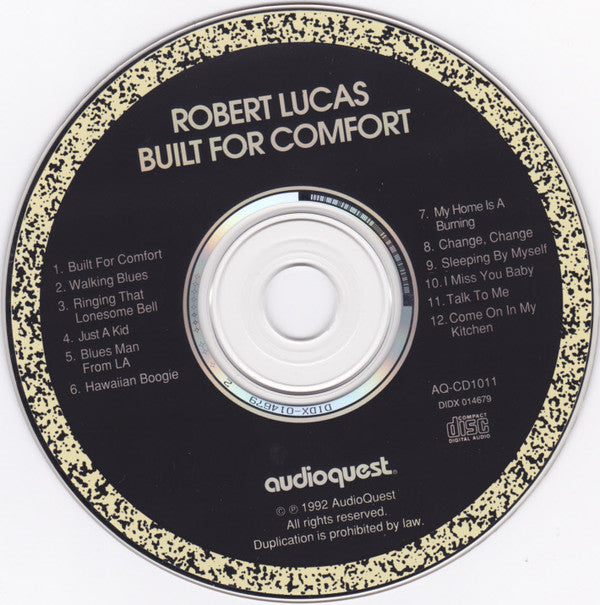 Robert Lucas : Built For Comfort (CD, Album)