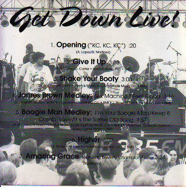 KC & The Sunshine Band : Get Down Live! (CD, Album)