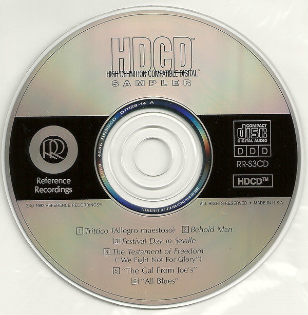 Various : HDCD™ Sampler (HDCD, Smplr)