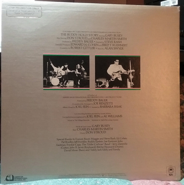 Gary Busey : The Buddy Holly Story (LP, Album, Promo)