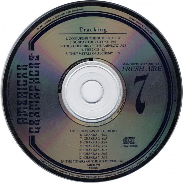 Mannheim Steamroller : Fresh Aire 7 (CD, Album)