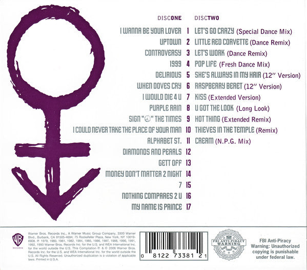 Prince : Ultimate (2xCD, Comp, Sli)