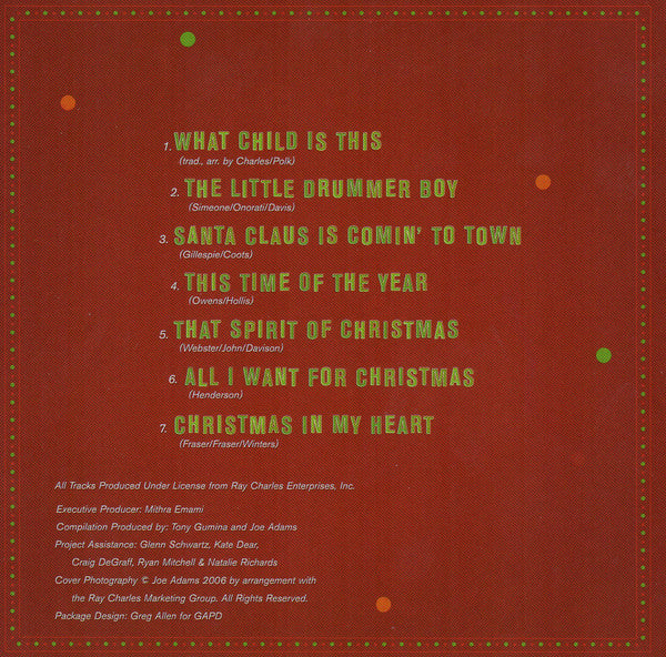 Ray Charles : Kohl's Cares For Kids Presents A Ray Charles Christmas (CD, Comp)