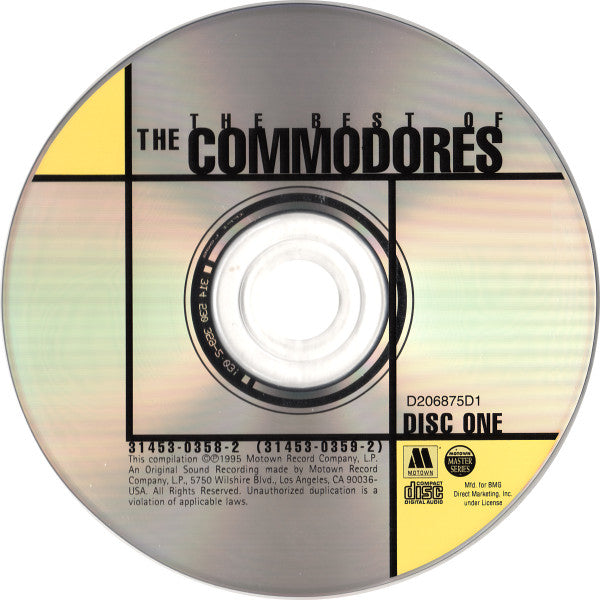 The Commodores* : The Best Of The Commodores (2xCD, Comp, Club)