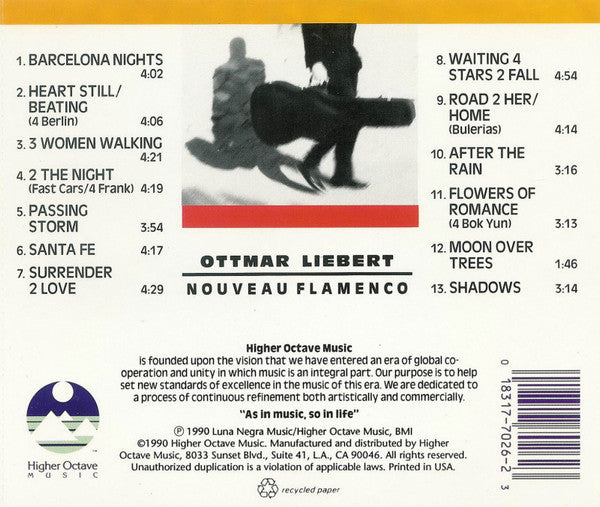 Ottmar Liebert : Nouveau Flamenco (CD, Album)