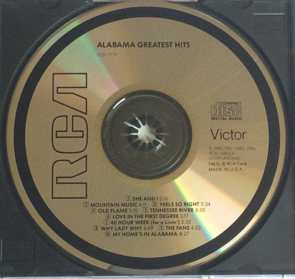 Alabama : Alabama Greatest Hits (CD, Comp, RE)