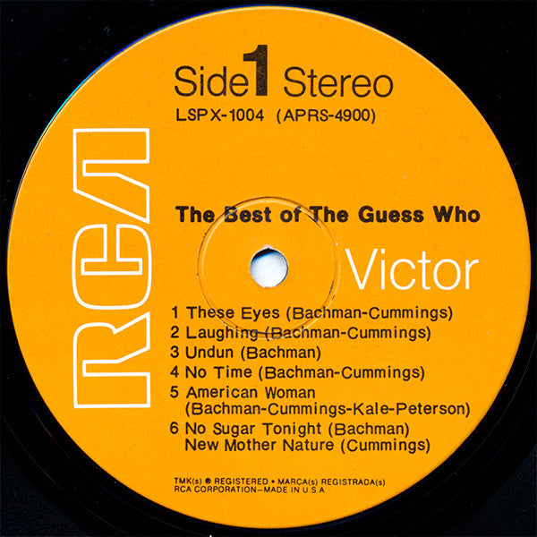 The Guess Who : The Best Of The Guess Who (LP, Comp, Roc)