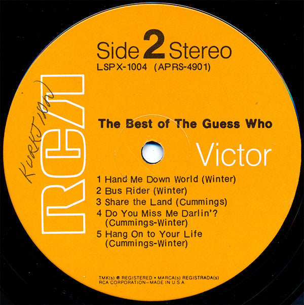 The Guess Who : The Best Of The Guess Who (LP, Comp, Roc)