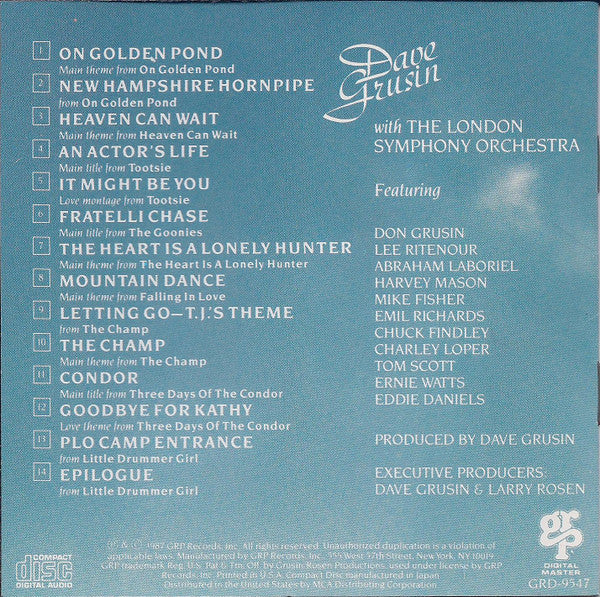 Dave Grusin : Cinemagic (CD, Album, Club)