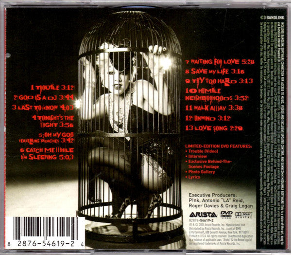 P!NK : Try This (CD, Album, Enh, Exp + DVD-V, Ltd)