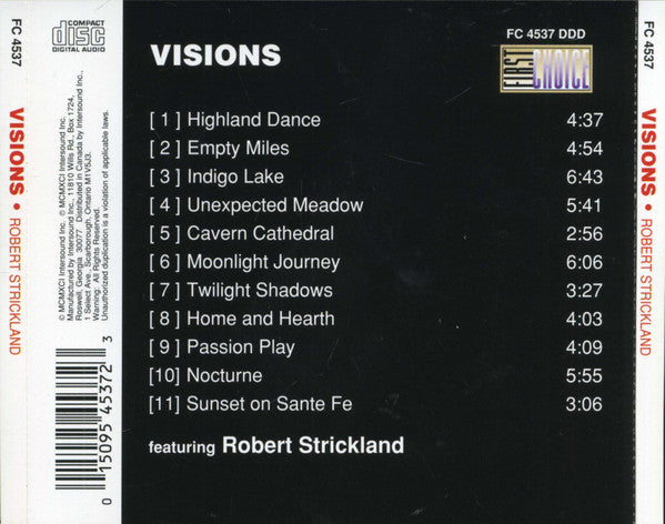 Robert Strickland : Visions (CD, Album)