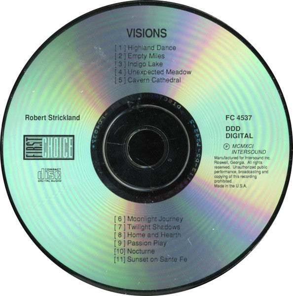 Robert Strickland : Visions (CD, Album)