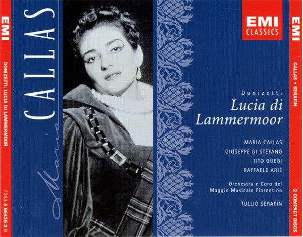 Donizetti* / Maria Callas, Giuseppe di Stefano, Tito Gobbi, Raffaele Arié, Orchestra* E Coro Del Maggio Musicale Fiorentino, Tullio Serafin : Lucia Di Lammermoor (2xCD, Album, Mono, RE, RM + Box, Sli)