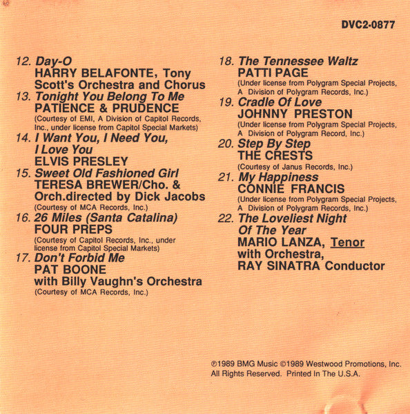 Various : Those Fabulous '50s (2xCD, Comp, RM)