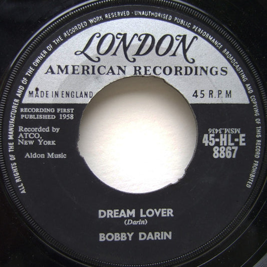 Bobby Darin : Dream Lover (7", Single)