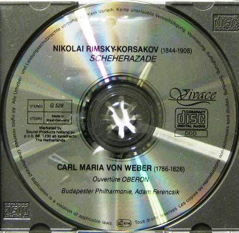 Rimsky-Korsakov*, Budapester Philharmonie*, Adam Ferencsik : Scheherazade (CD)