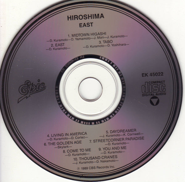 Hiroshima (3) : East (CD, Album)