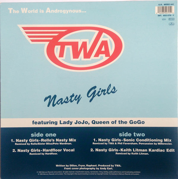 TWA Featuring Lady Jojo, Queen Of The GoGo* : Nasty Girls (12")