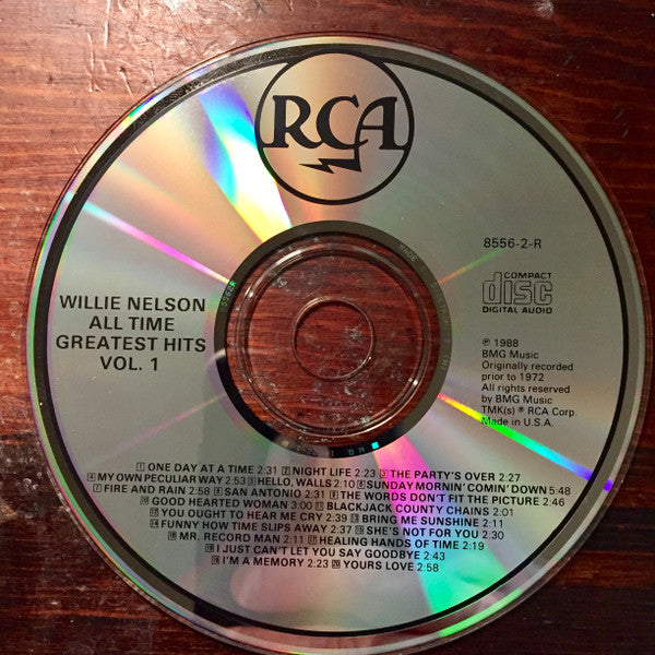 Willie Nelson : All Time Greatest Hits Vol. 1 (CD, Comp)