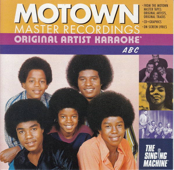 Various : Motown Master Recordings - Original Artist Karaoke - ABC (CD+G, Comp)