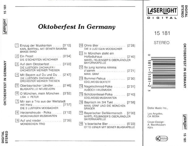 Various : Oktoberfest In Germany (CD, Comp)