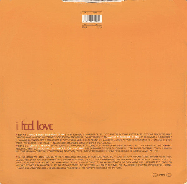 Donna Summer : I Feel Love (12")