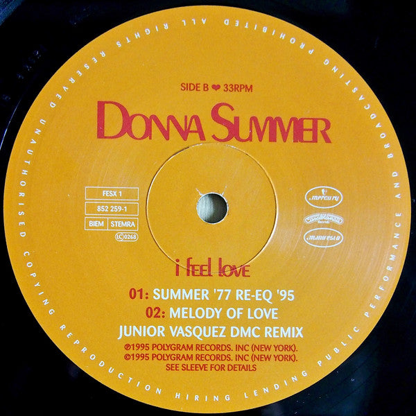 Donna Summer : I Feel Love (12")